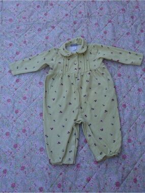 Carter’s Floral Long Sleeve Romper 18M Vintage Style Cottagecore